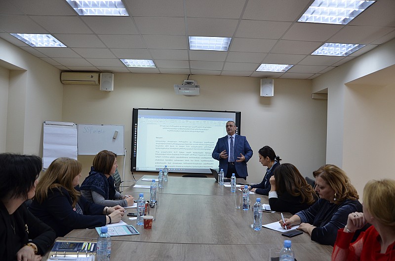 პროფესიული მომზადების/პროფესიული გადამზადების პროგრამის მონიტორინგის სქემის პრეზენტაცია